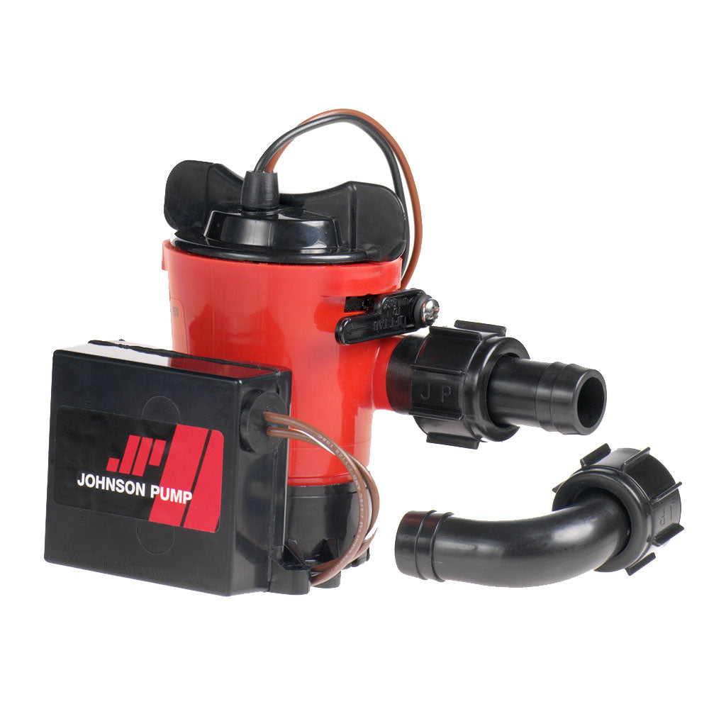 Johnson Pump 500 GPH Auto Bilge Pump 34 Hose 12V Dura Port