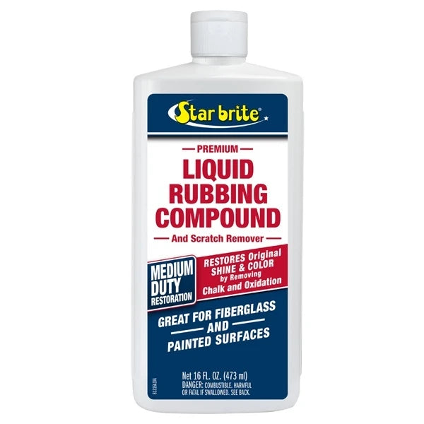 Starbrite, Med Liquid Rubbing Compound 16 Oz