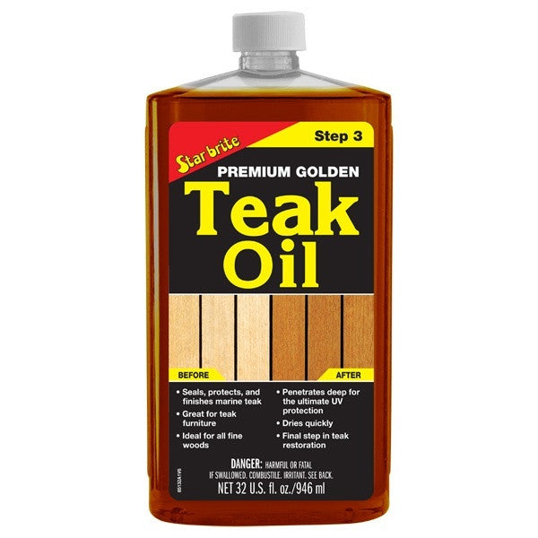 Starbrite, Premium Golden Teak Oil - Qt.