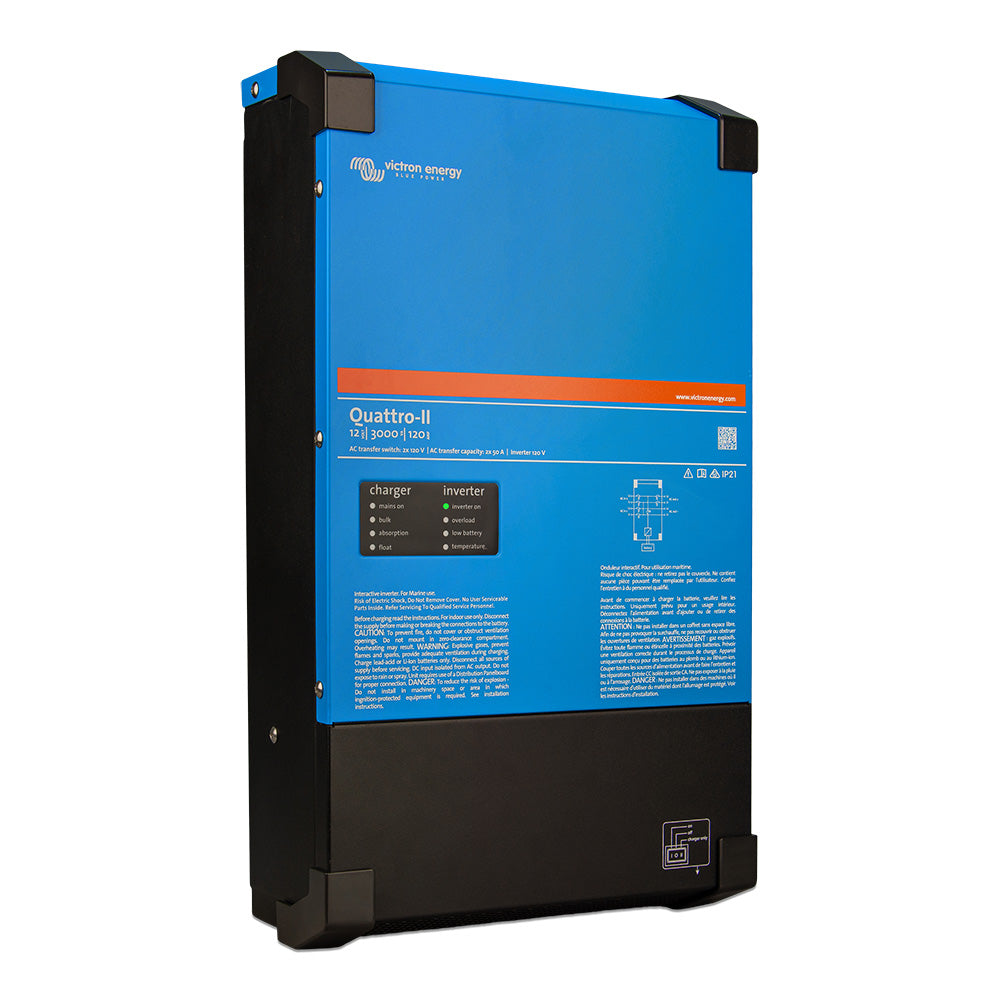 Victron Energy, Victron Quattro-II - 24/3000 - 70-50/50 - 2X 120V