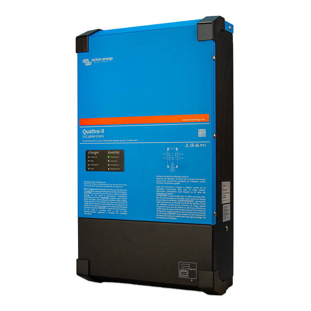 Victron Energy, Victron Quattro-II - 24/3000 - 70-50/50 - 2X 120V