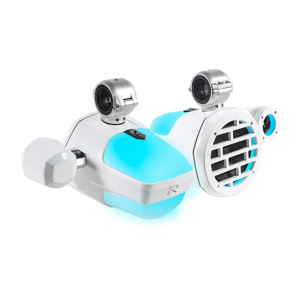 Roswell Marine, Roswell R1 Pro Tower Speakers - White - 200W RMS & 400W Peak Power