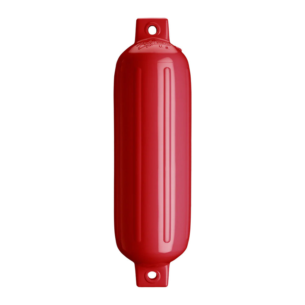 Polyform U.S., Polyform G-4 Twin Eye Fender 6.5" x 22" - Classic Red