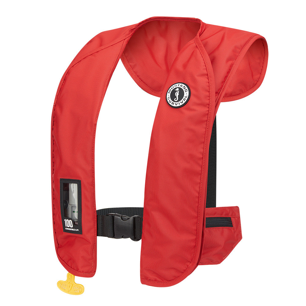 Mustang Survival, Mustang MIT 100 Convertible Inflatable PFD - Red