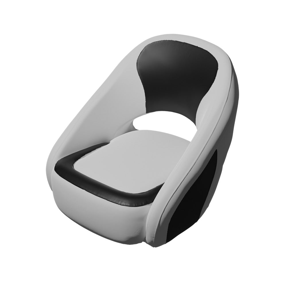 TACO Marine, TACO Caladesi Smooth Bucket Seat - Grey/Black