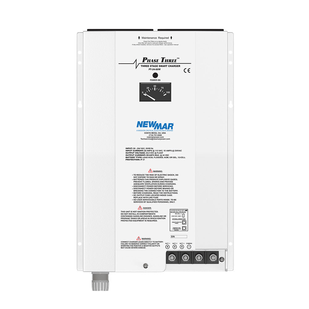 Newmar Power, Newmar PT-24-60W Battery Charger