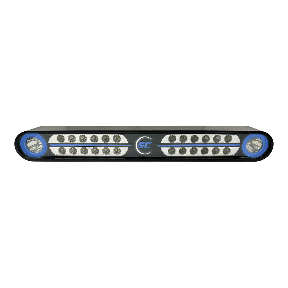 Shadow-Caster LED Lighting, Shadow-Caster Eagle Ray LED Light Bar - Black Housing & Dual Optics