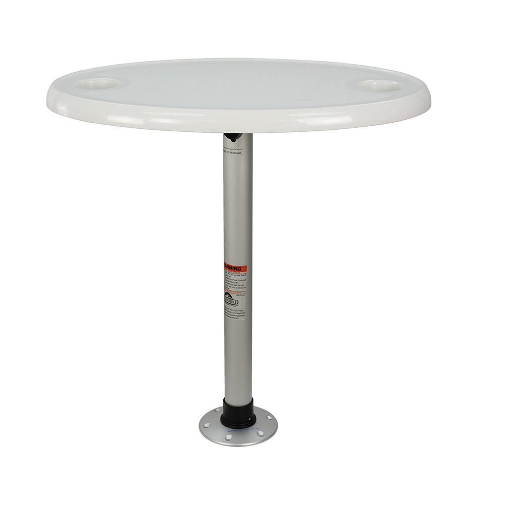 Springfield Marine, Springfield Thread-Lock™ Electrified Oval Table Package w/LED Lights & USB Ports