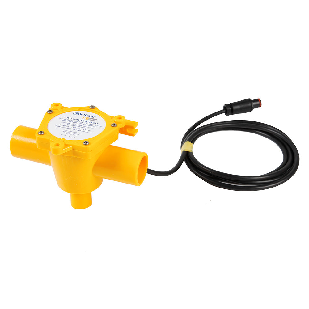 Whale Marine, Whale 2-Way Waste Manifold 12' Cable 1-1/2" Ports