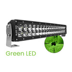 Black Oak LED, Black Oak Curved Double Row Combo Green Hog Hunting 20" Pro Series 3.0 LED Light Bar