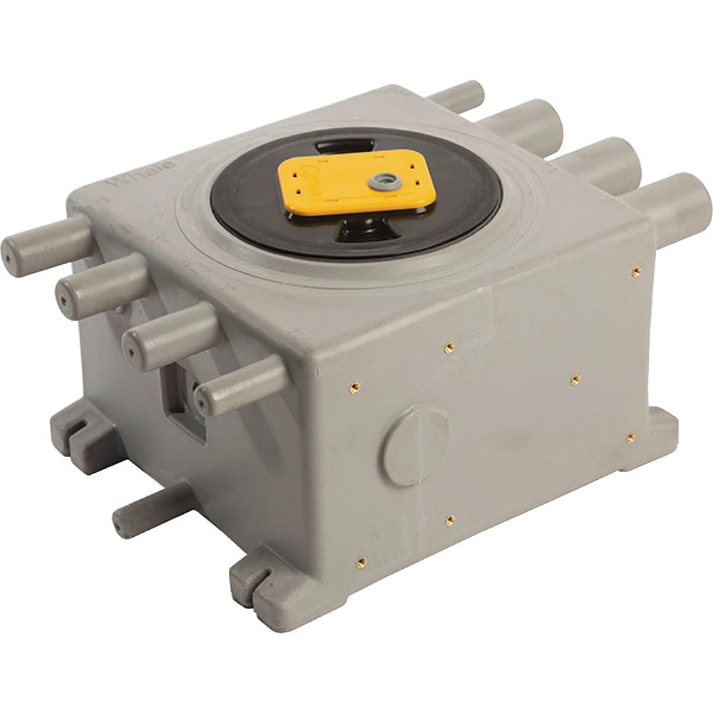 Whale Marine, Whale Grey Waste Tank - 8 Liter - 2.1 Gallons - 1 Sensor