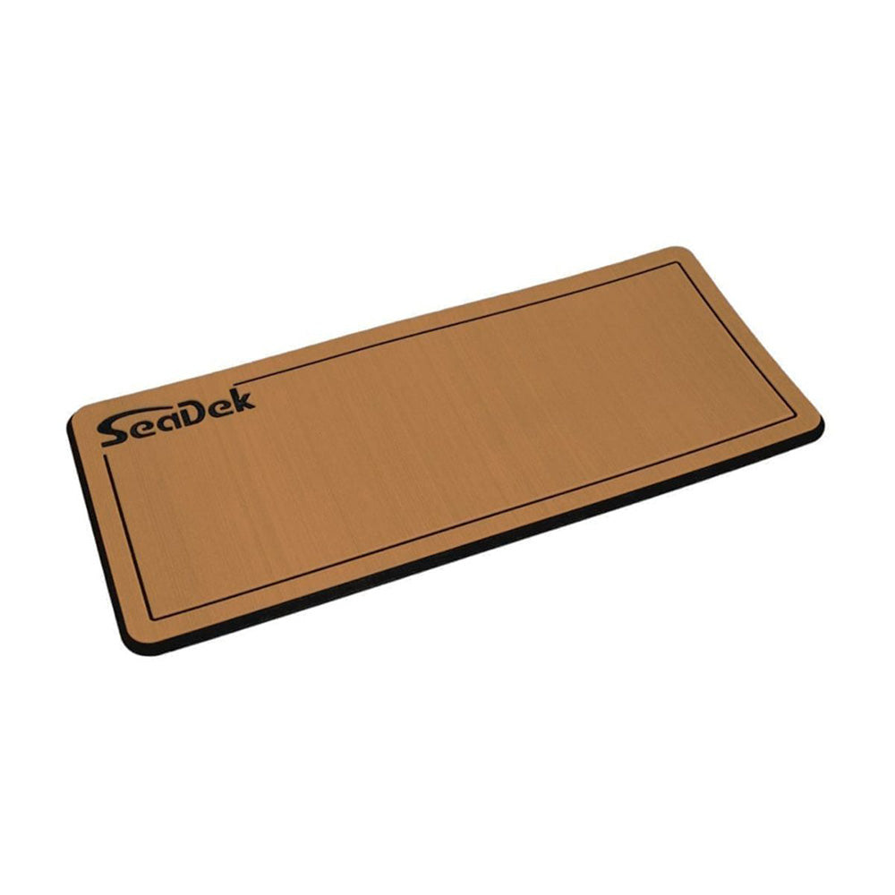 SeaDek 16” x 39" 20mm Dual Density Large Helm Pad w/SeaDek Logo - Brushed Texture - Mocha/Black (406.4mm x 990.6mm x 20