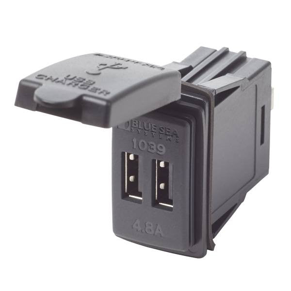 Blue Seas, Dual Usb Charger-Switch Mt