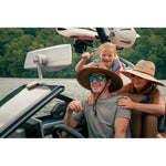 PTM Watersports VR-140 Elite Mirror - 6” x 20” - 140 Degree View - Grey
