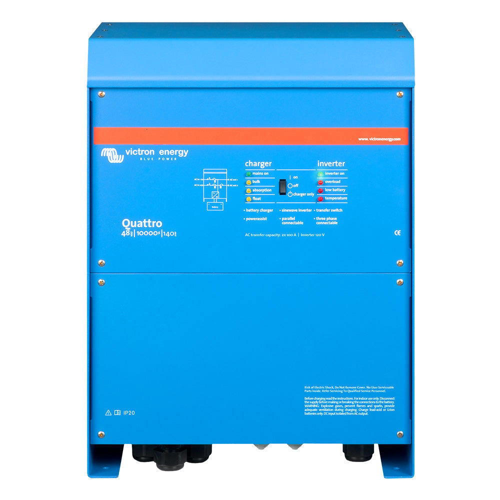 Victron Energy, Victron Quattro 48/10000 140-100/100 120V VE.Bus (UL1741)