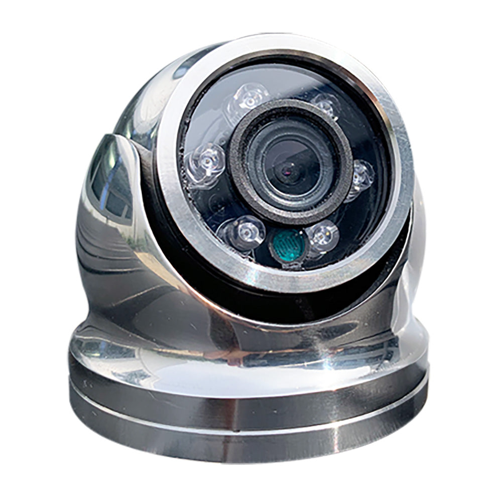 Iris Innovations, Iris Hi-Resolution Analog Mini Dome Camera - 316 Stainless Steel - CVBS - TVI - 3.6