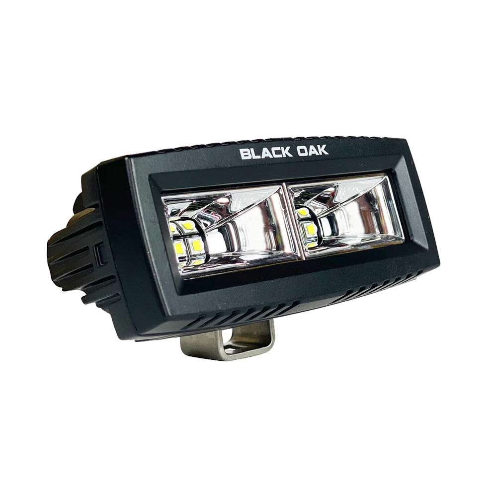 Black Oak LED, Black Oak 4" Marine Spreader Light Flood Scene LED Pro Series 3.0 - Black