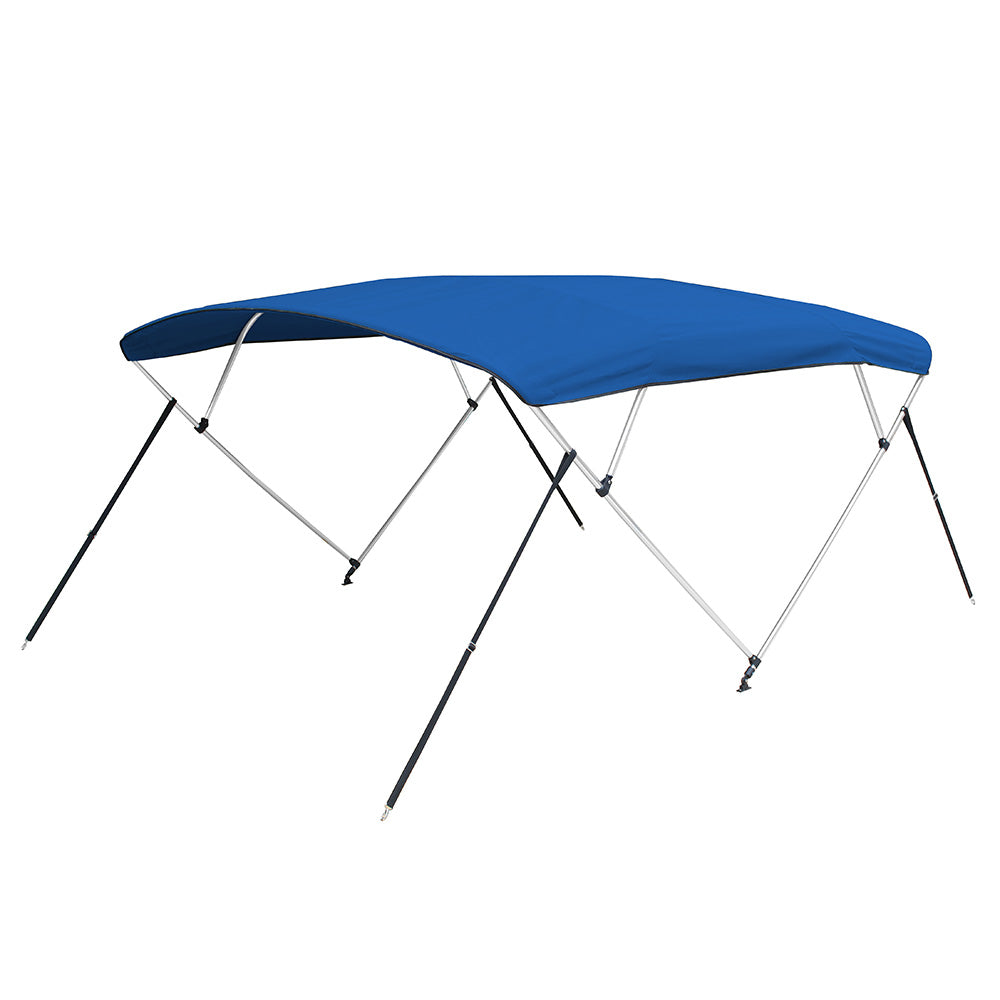 Carver by Covercraft, Carver 3 Bow 5487U Bimini Top with Boot - Pacific Blue Acrylic