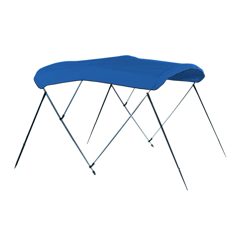 Carver by Covercraft, Carver 3 Bow 4675U Bimini Top with Boot - Pacific Blue Acrylic