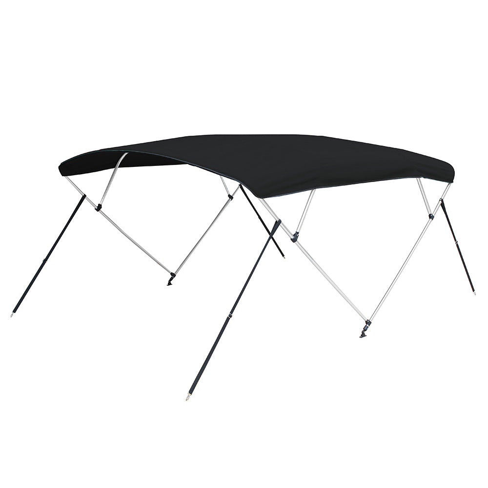 Carver by Covercraft, Carver 3 Bow 5481U Bimini Top with Boot - Black Acrylic