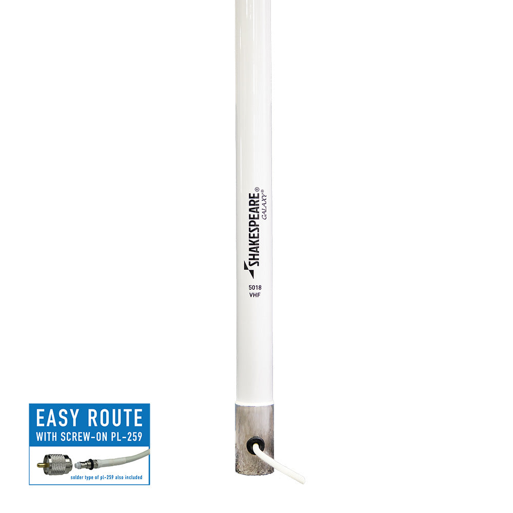 Shakespeare Galaxy 5018 15' 2” VHF Antenna - 9dB Gain