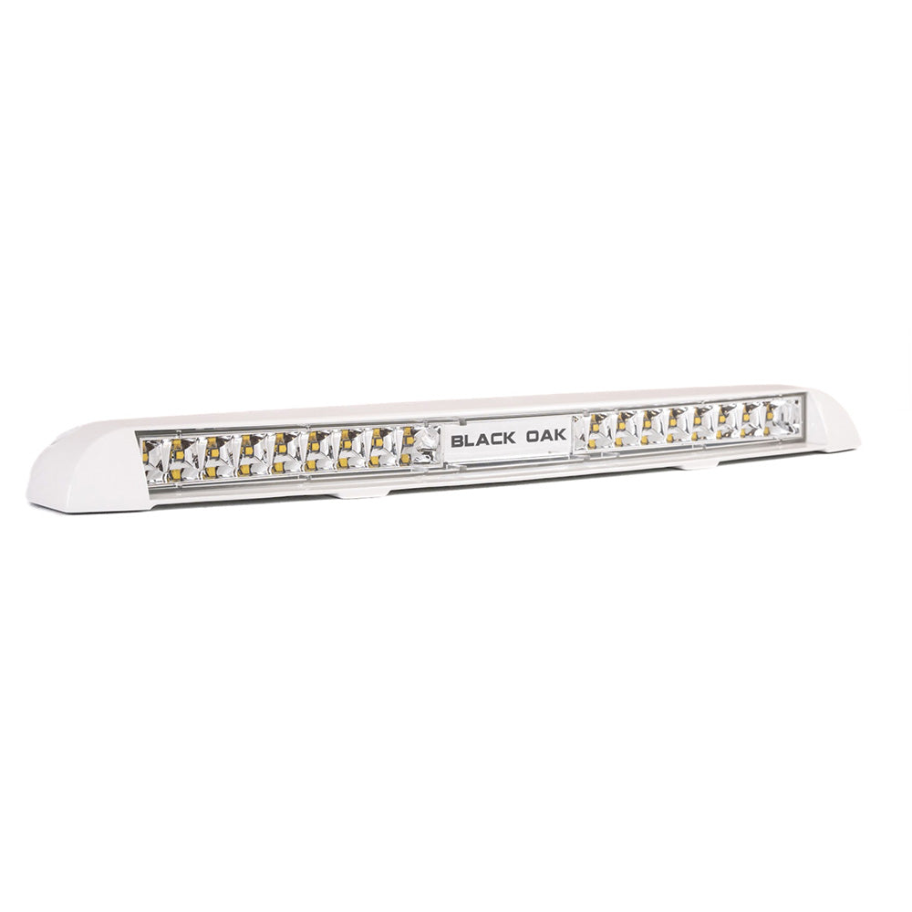 Black Oak LED, Black Oak Low Profile Marine Bar - Flood - White