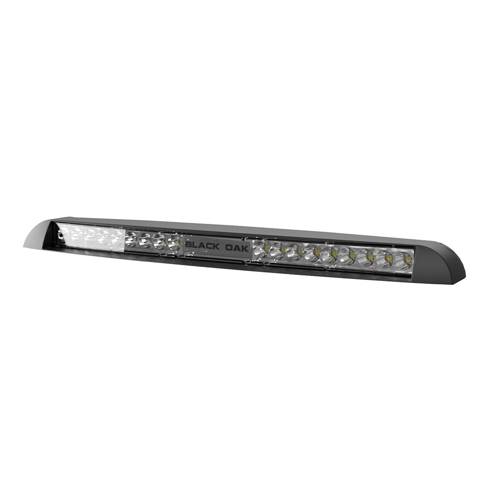 Black Oak LED, Black Oak Low Profile Marine Bar - Spot - Black