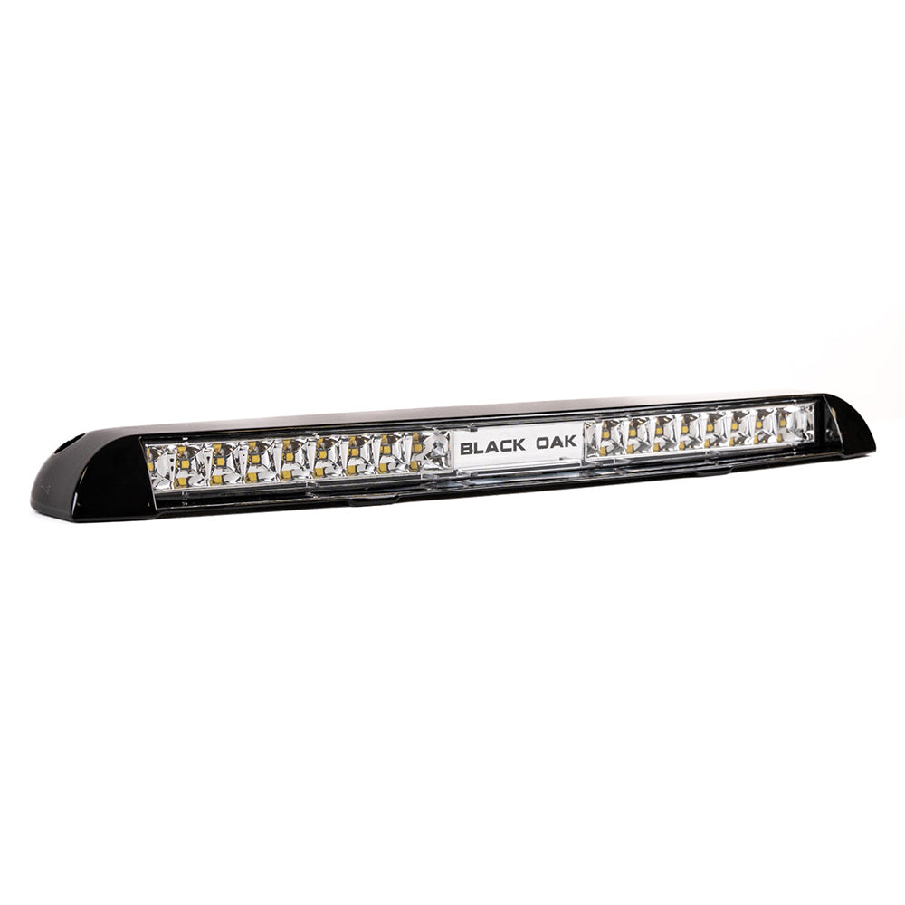 Black Oak LED, Black Oak Low Profile Marine Bar - Flood - Black