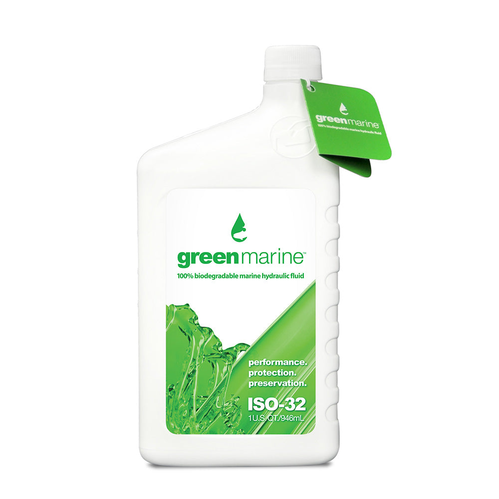 Power-Pole Green Marine ISO-32 Hydraulic Fluid - 1 qt