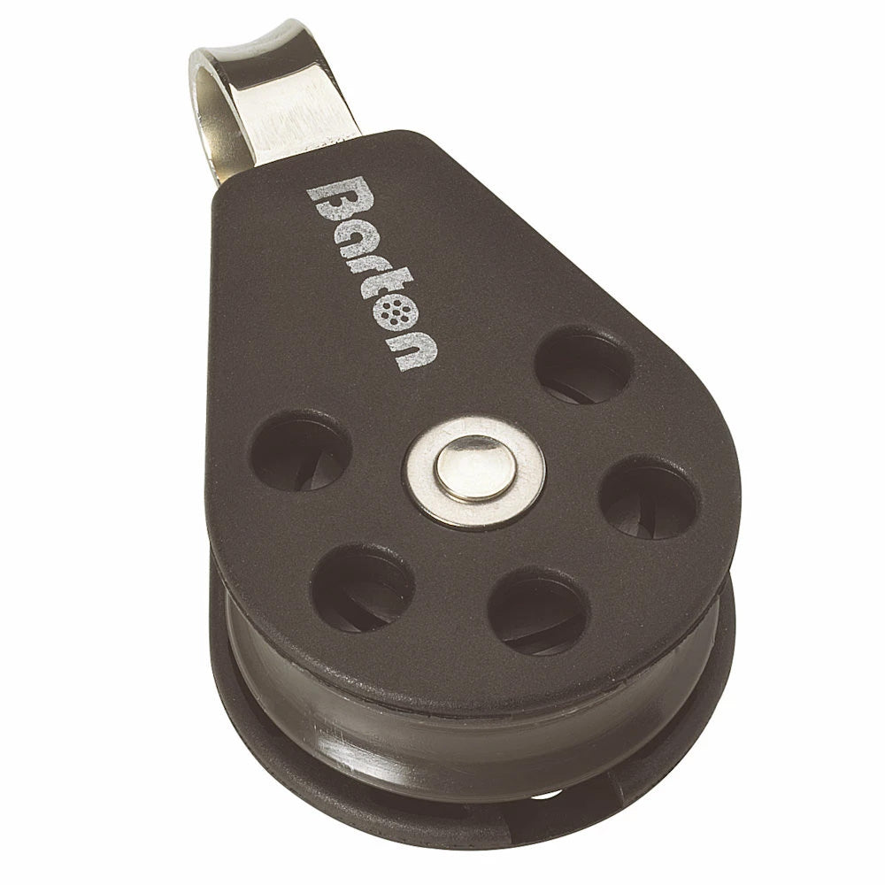 Barton Marine, Barton Size 1 30mm Plain Bearing Pulley Block Single Fixed Eye