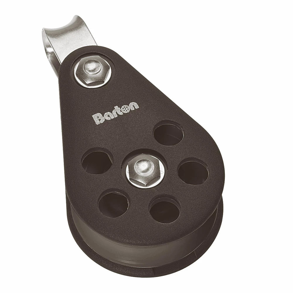 Barton Marine, Barton Size 6 64mm Plain Bearing Pulley Single Block Fixed Eye