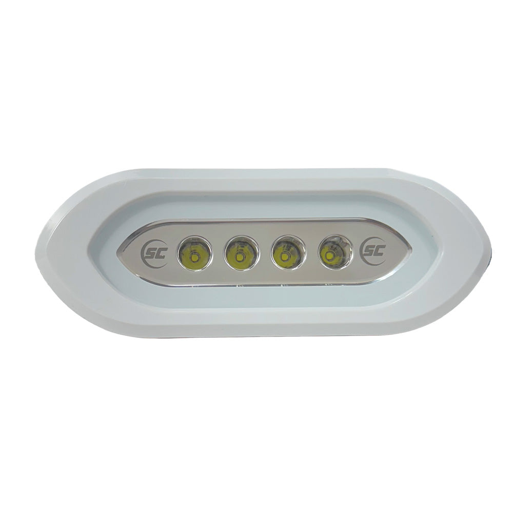 Shadow-Caster LED Lighting, Shadow-Caster Flush Mount Spreader Light - White Housing - White