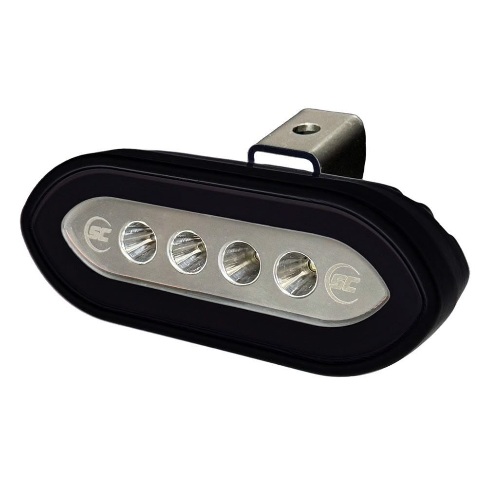 Shadow-Caster LED Lighting, Shadow-Caster Bracket Mount Spreader Light - Black Housing - White