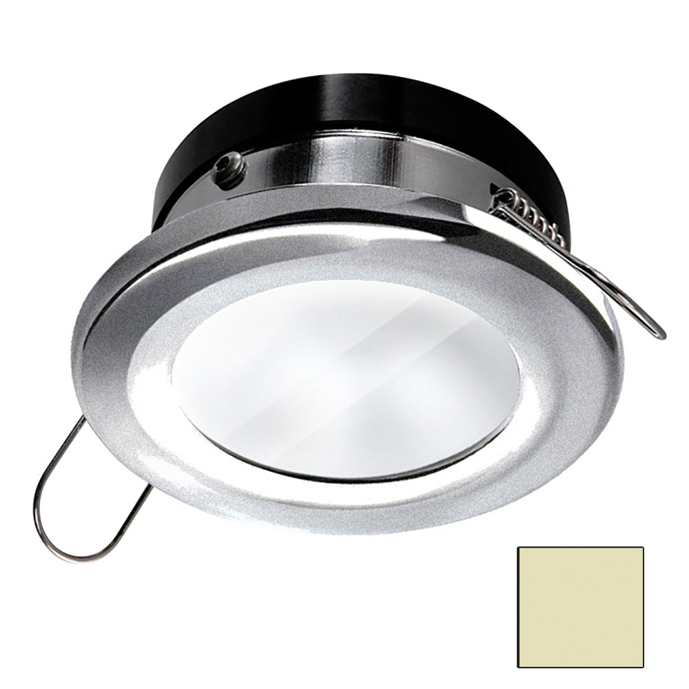 I2Systems Inc, i2Systems Apeiron 4.5W Spring Mount Light Round - Warm White - Brushed Nickel Finish