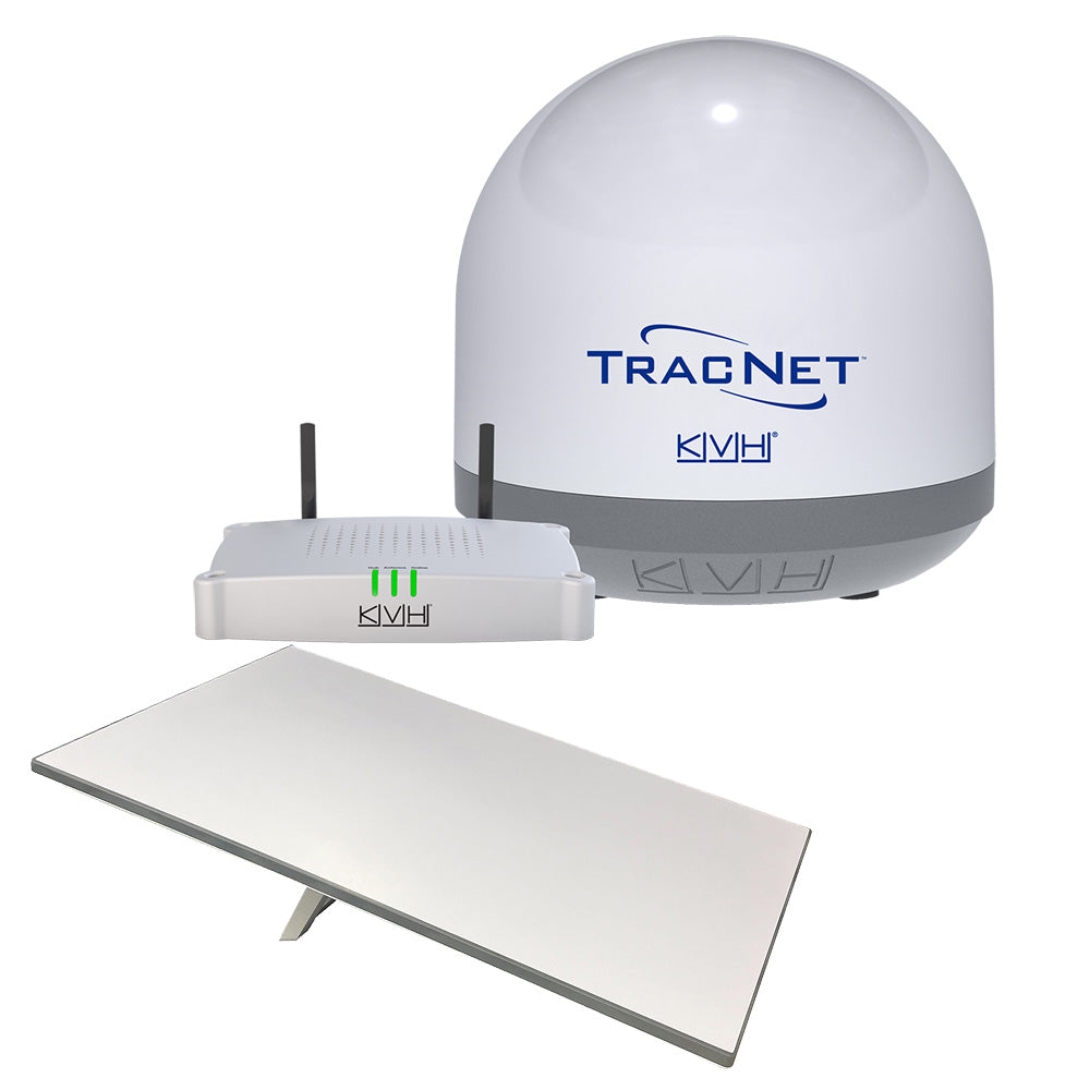 KVH Starlink Premium Standard RV Flat Panel Terminal w/TracNet Coastal Pro 5G/WiFi Compact Terminal w/TracNet Hub - Activatio