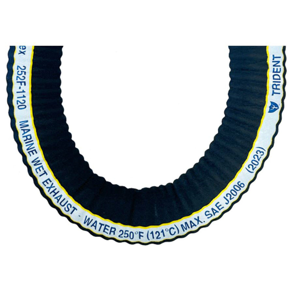 Trident Marine 2-1/2" x 50' Extra-Flex Corrugated Marine Wet Exhaust Hose