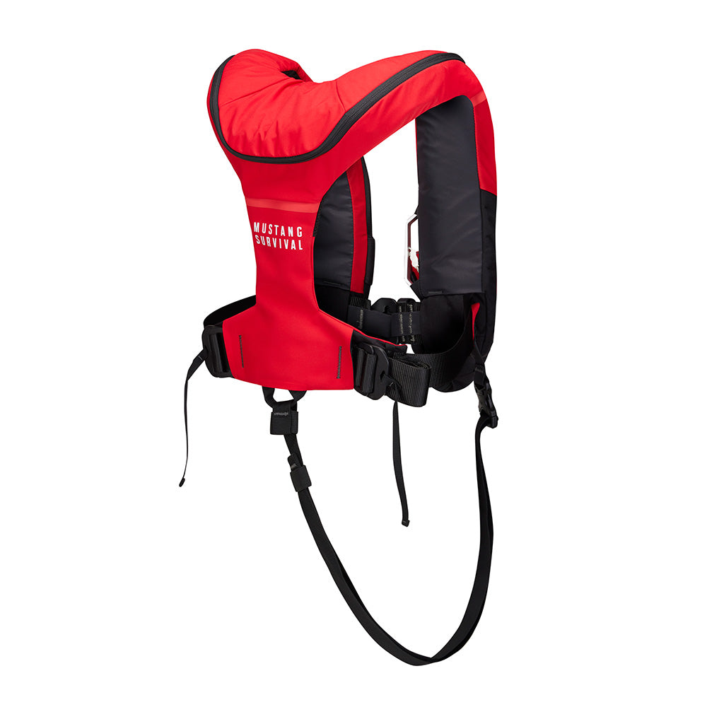 Mustang Survival, Mustang Atlas 190 DLX Open Ocean Inflatable PFD - Red/Black