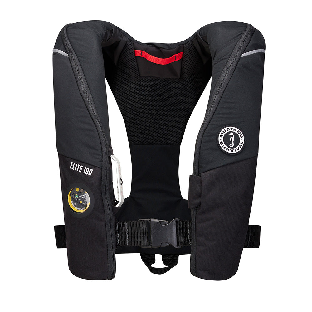 Mustang Survival, Mustang Elite 190 Offshore Inflatable PFD - Black