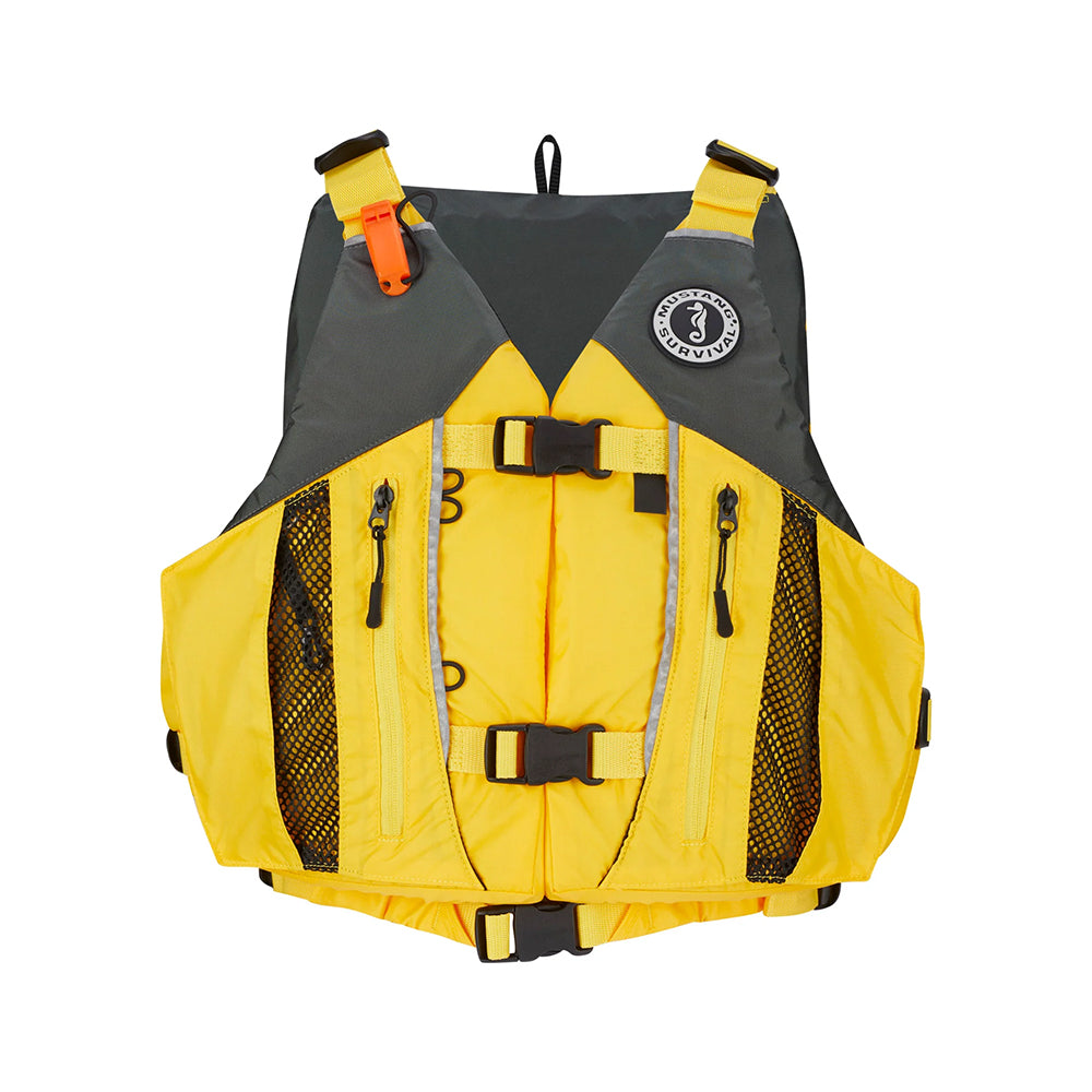 Mustang Survival, Mustang Solaris Foam Life Vest - XS/S - Yellow/Grey