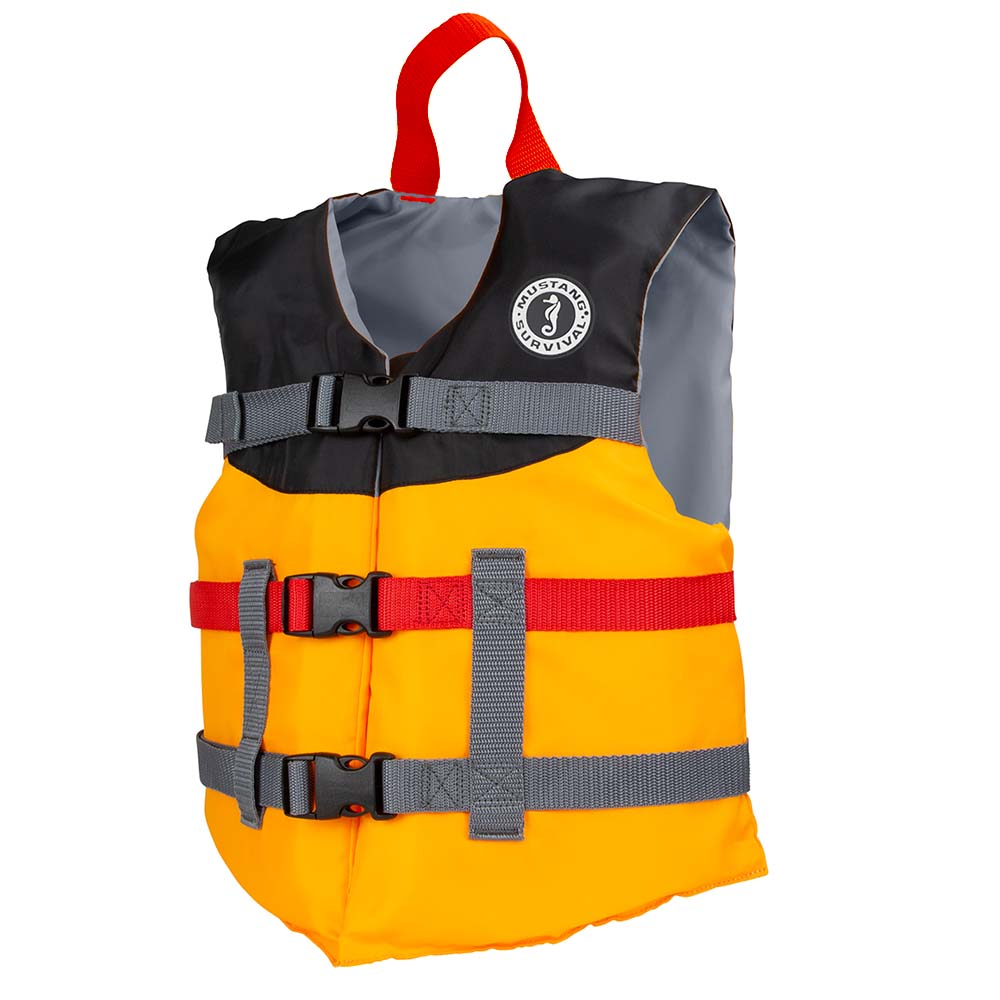 Mustang Survival, Mustang Youth Livery Foam Vest - Mango/Black