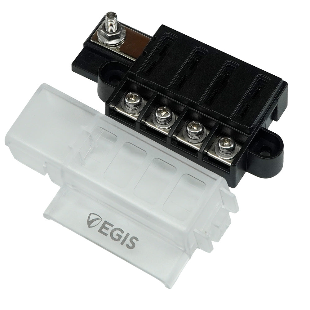 Egis Mobile Electric, Egis RT Fuse Block - 4 Circuit w/Cover