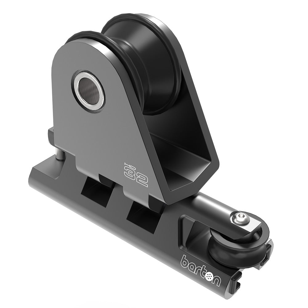 Barton Marine, Barton 32mm Towable Genoa Car 2:1 Purchase - Heavy Duty - Black