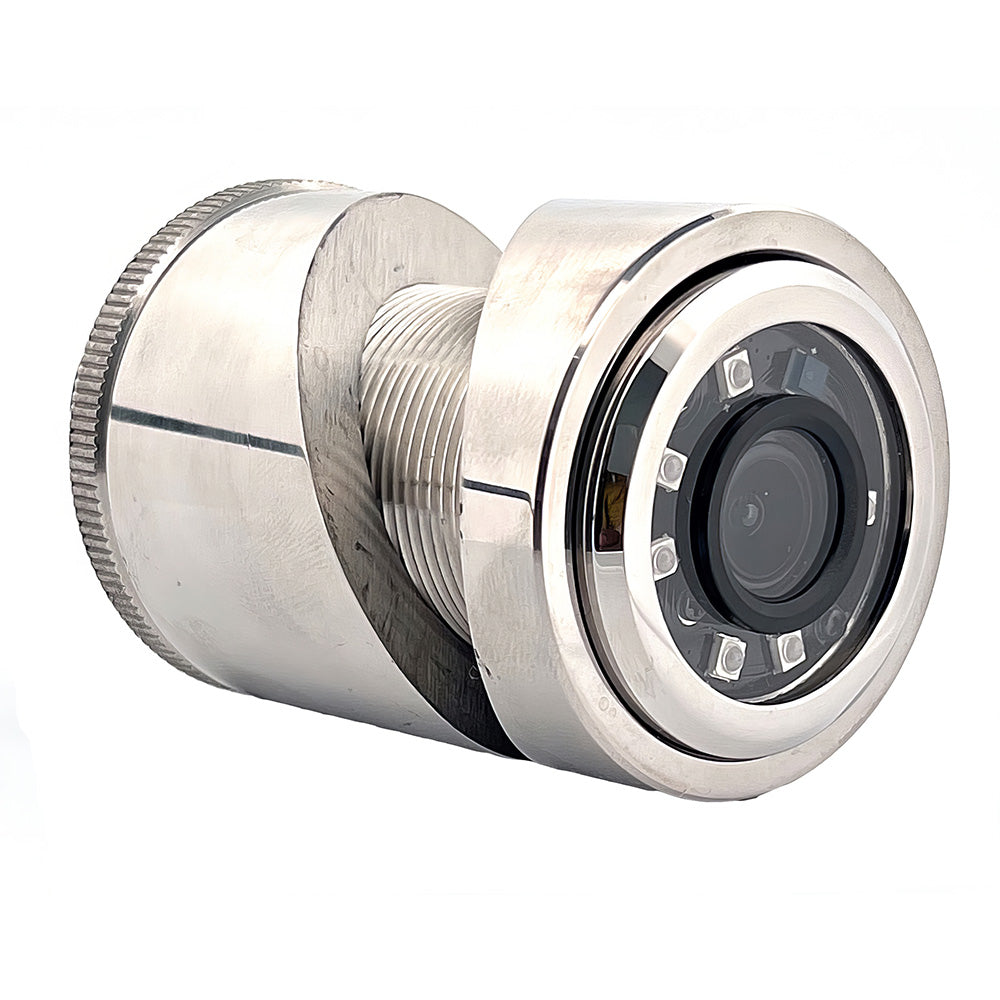 Iris Innovations, Iris 3MP Compact 316L Stainless Steel Thru-Hull/Panel IP Camera - 2.8mm Lens
