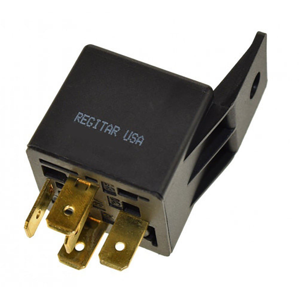 Regitar U.S.A., Regitar USA Relay w/Tab f/Most Engines: 30AMP, 5 Terminal, Single Pole/Double Throw