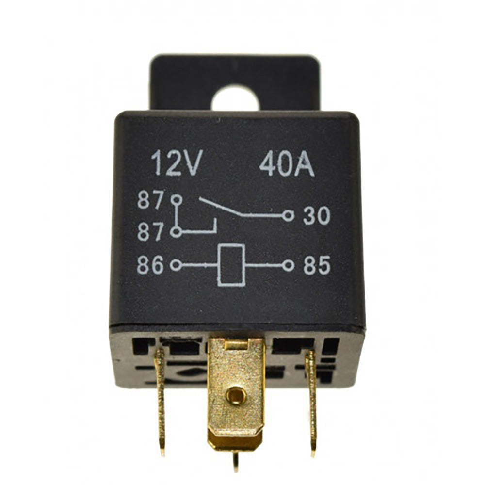 Regitar U.S.A., Regitar USA Relay w/Tab f/Most Engines: 30AMP, 5 Terminal, Single Pole/Double Throw