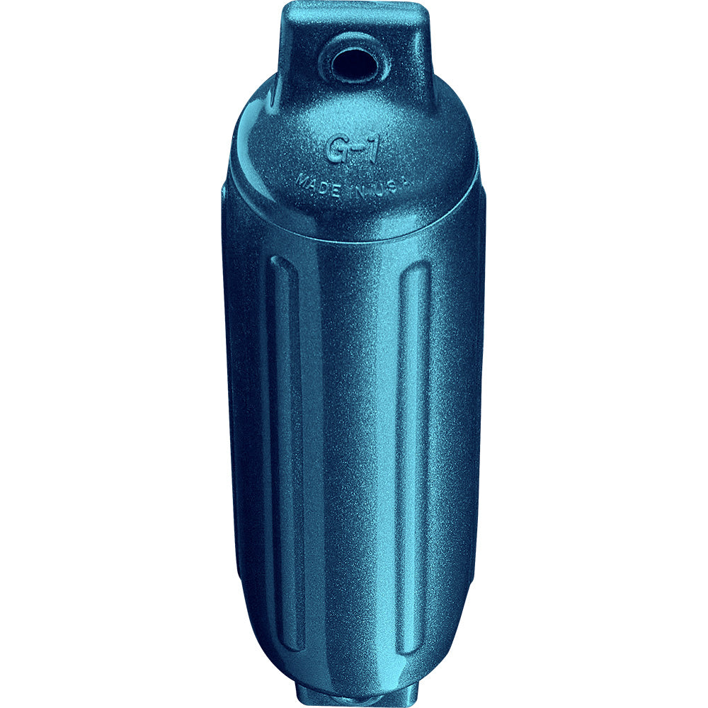 Polyform U.S., Polyform G-1 Twin Eye Fender 3.5" x 12.8" - Metallic Blue