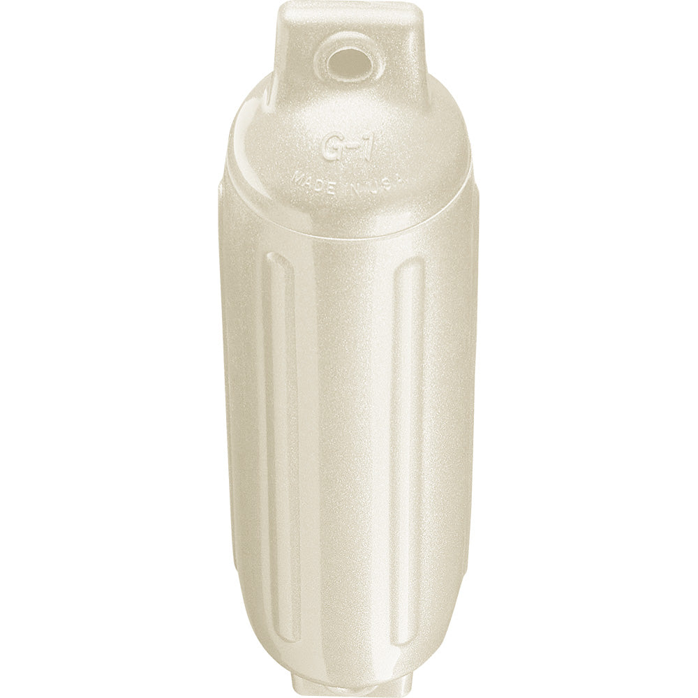 Polyform U.S., Polyform G-1 Twin Eye Fender 3.5" x 12.8" - Metallic White