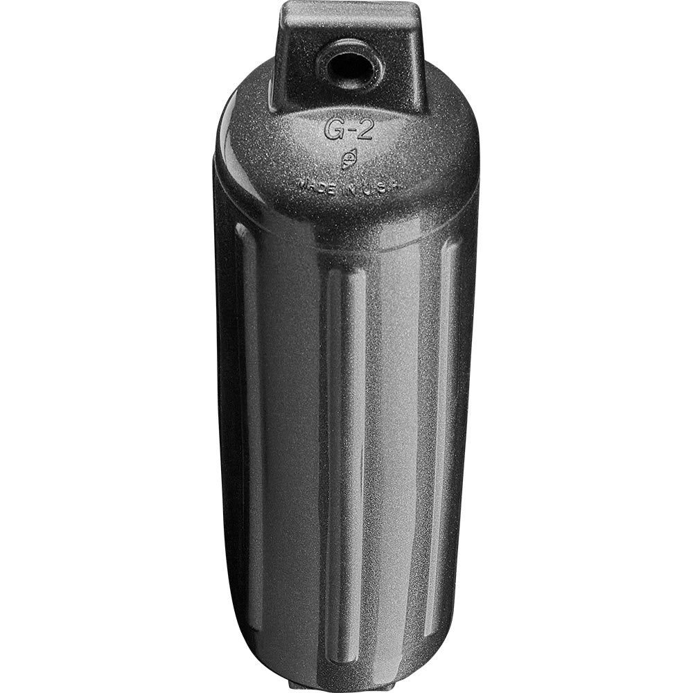 Polyform U.S., Polyform G-2 Twin Eye Fender 4.5" x 15.5" - Metallic Graphite