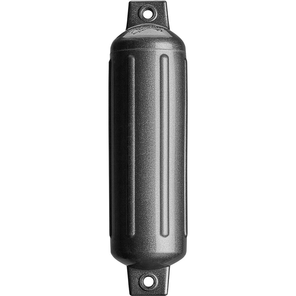 Polyform U.S., Polyform G-2 Twin Eye Fender 4.5" x 15.5" - Metallic Graphite