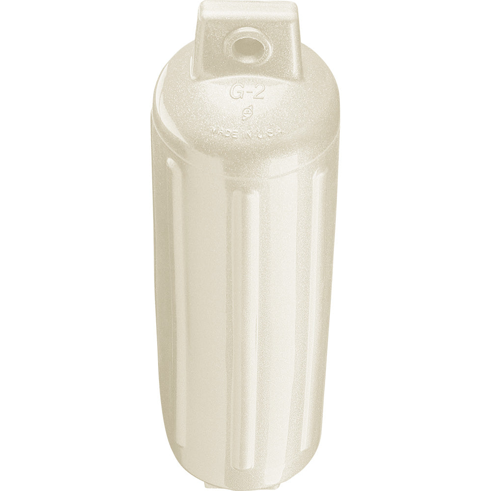 Polyform U.S., Polyform G-2 Twin Eye Fender 4.5" x 15.5" - Metallic White